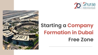 Starting a Company Formation in Dubai Free Zone