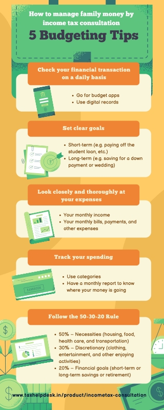 How to manage family money by income tax consultation