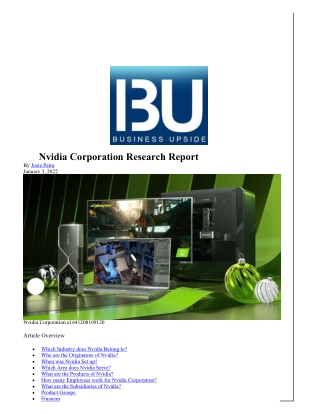 Nvidia Corporation Research Report