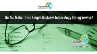 Do You Make These Simple Mistakes In Oncology Billing Service?