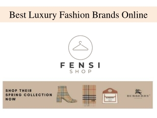 Best Luxury Fashion Brands Online