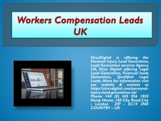 Workers Compensation Leads UK