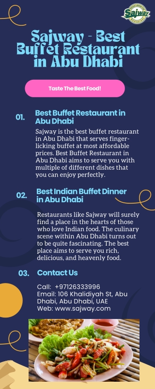 Sajway - Best Buffet Restaurant in Abu Dhabi