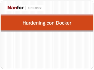 Hardening con Docker