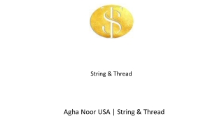 Agha Noor USA  String & Thread