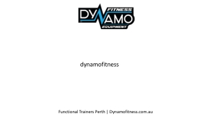 Functional Trainers Perth  Dynamofitness.com.au
