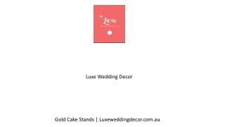 Gold Cake Stands  Luxeweddingdecor.com.au