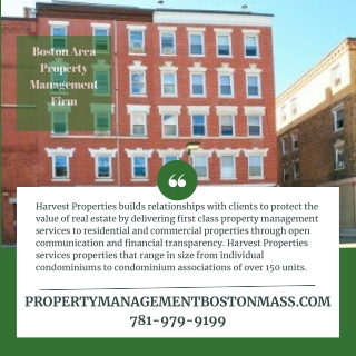 Boston Area Property Management Firm