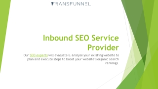 Inbound SEO Service Provider | Transfunnel