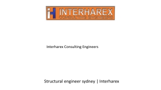 Structural engineer sydney  Interharex