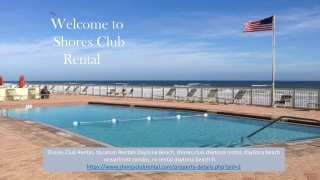 Shores Club Rental