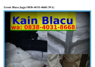 Grosir Blacu Jogja Ô8З8•ㄐÔЗI•8668[WhatsApp]