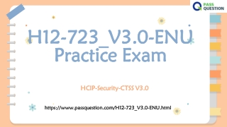 H12-723_V3.0-ENU HCIP-Security-CTSS V3.0 Exam Questions