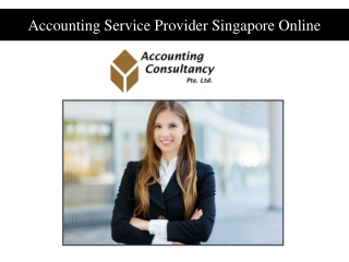 Accounting Service Provider Singapore Online