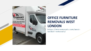 office furniture removals west London