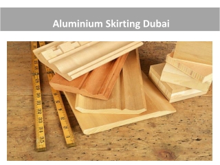 Wooden skirting boards Dubai