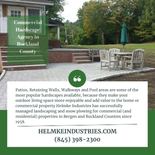 Commercial Hardscape Agency in Rockland County