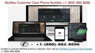 1(800) 882 8696 McAfee Customer Service Number