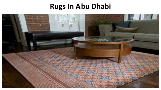 Rugs In Abu Dhabi