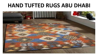 Hand Tufted Rugs Abu Dhabi