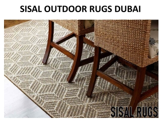 Sisal Outdoor Rugs Dubai