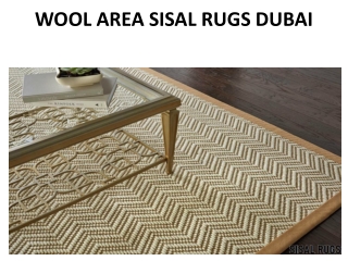 Wool Area Sisal Rugs Dubai