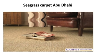 Seagrass Carpet Abu Dhabi