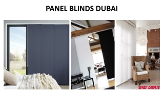 Panel Blinds Dubai