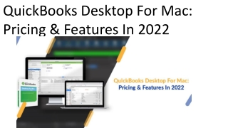 QuickBooks Desktop For Mac: Pricing & Features In 2022