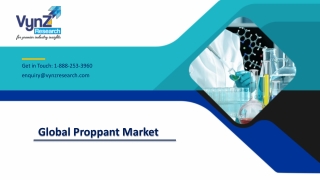 Global Proppant Market – Analysis and Forecast (2021–2027)