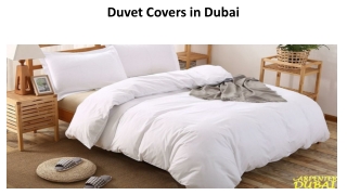 Duvet Covers In Dubai