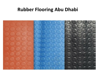 Rubber Flooring Abu Dhabi