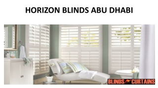 Horizon Blinds Abu Dhabi