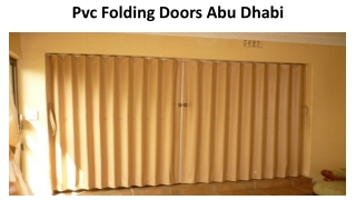 Pvc Folding Doors Abu Dhabi