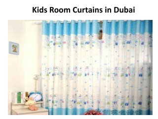 Kids Room Curtains In Dubai