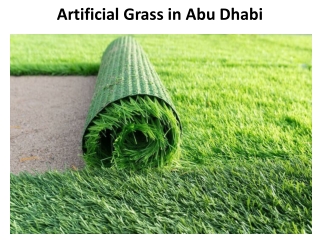 Artificial Grass In Abu Dhabi