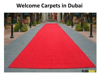 Welcome Carpets In Dubai