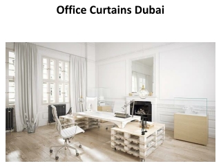 Office Curtains Dubai