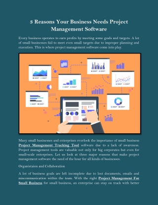 3 Reasons Your Business Needs Project Management Software