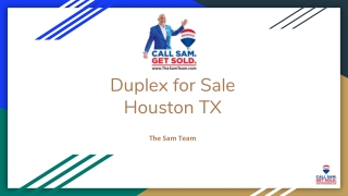 Duplex for Sale Houston TX