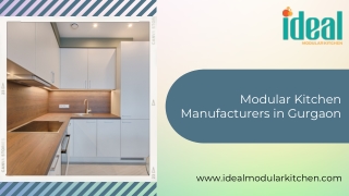 Modular Kitchen Manufacturers in Gurgaon