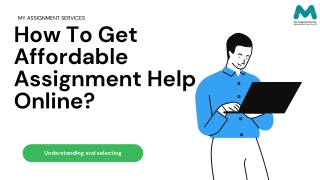 How To Get Affordable Assignment Help Online?