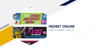 INDIBET ONLINE