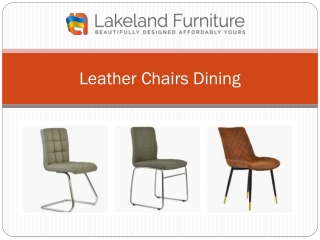 Leather Chairs Dining