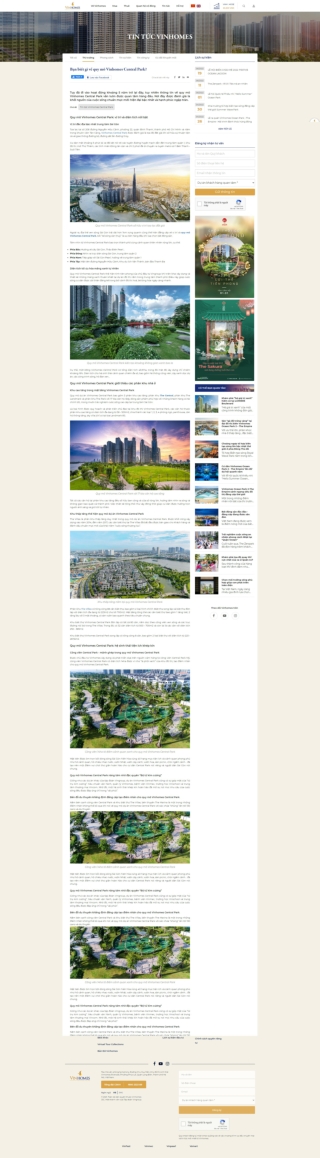 Quy hoạch Vinhomes Central Park - Cập nhật thông tin 2022 - vinhomes.vn