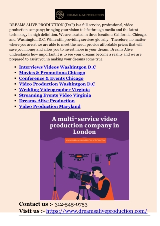 Streaming Events Video Virginia