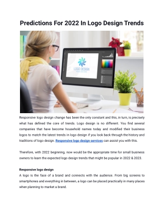 Predictions For 2022 In Logo Design Trends