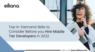 Top In-Demand Skills To Consider Before You hire Middle Tier Developers In 2022