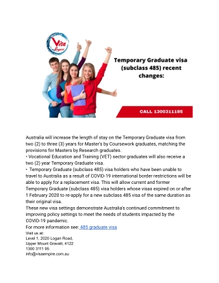 485 graduate visa