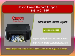 Canon Pixma Remote Support  1-888-840-1555 Printer Assistant Services